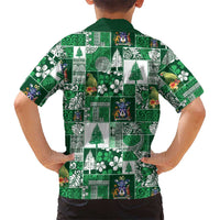 Norfolk Island Meri Krismas Hawaiian Shirt Pacific Patchwork Xmas Vibes - Polynesian Pride