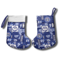 Northern Mariana Islands Magof Nochebuena Christmas Stocking Pacific Patchwork Xmas Vibes LT9 - Polynesian Pride