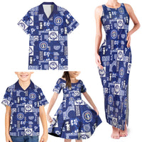 Northern Mariana Islands Magof Nochebuena Family Matching Tank Maxi Dress and Hawaiian Shirt Pacific Patchwork Xmas Vibes LT9 - Polynesian Pride