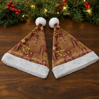 Rotuma Faiakse'ea 'e Kirisimasi Christmas Santa Hat Pacific Patchwork Xmas Vibes - Polynesian Pride