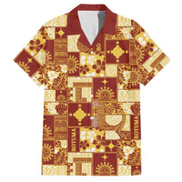 Rotuma Faiakse'ea 'e Kirisimasi Hawaiian Shirt Pacific Patchwork Xmas Vibes - Polynesian Pride