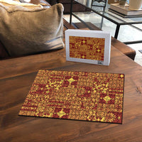 Rotuma Faiakse'ea 'e Kirisimasi Puzzle Pacific Patchwork Xmas Vibes - Polynesian Pride