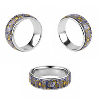 Tokelau Manuia te Kilihimahi Classic Ring Pacific Patchwork Xmas Vibes - Polynesian Pride