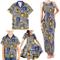 Tokelau Manuia te Kilihimahi Family Matching Tank Maxi Dress and Hawaiian Shirt Pacific Patchwork Xmas Vibes LT9 - Polynesian Pride