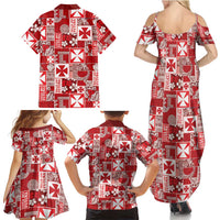 Wallis Et Futuna Kilisimasi Fiefia Family Matching Summer Maxi Dress and Hawaiian Shirt Pacific Patchwork Xmas Vibes LT9 - Polynesian Pride