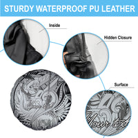 Personalised Aloha King Kamehameha Spirits Spare Tire Cover Grey Special