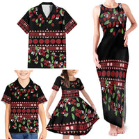 Fiji Masi Bula Tagimoucia Flowers Family Matching Tank Maxi Dress and Hawaiian Shirt LT9 - Polynesian Pride
