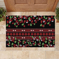 Fiji Masi Bula Tagimoucia Flowers Rubber Doormat