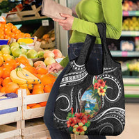 Hafa Adai Guam Grocery Bag Guahan Seal Chamorro Stones Tribal