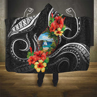 Hafa Adai Guam Hooded Blanket Guahan Seal Chamorro Stones Tribal LT9 - Polynesian Pride