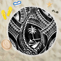 Hafa Adai Guam Inspired Tattoo Beach Blanket