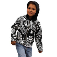 Hafa Adai Guam Inspired Tattoo Kid Hoodie