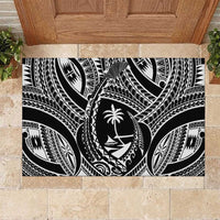 Hafa Adai Guam Inspired Tattoo Rubber Doormat
