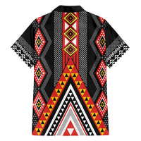Niho Taniwha Taniko Motif Hawaiian Shirt