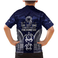 FSM Chuuk States Family Matching Mermaid Dress and Hawaiian Shirt Micronesia Six 9 One Polynesian Tribal Pattern LT9 - Polynesian Pride