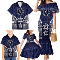 FSM Chuuk States Family Matching Mermaid Dress and Hawaiian Shirt Micronesia Six 9 One Polynesian Tribal Pattern LT9 - Polynesian Pride