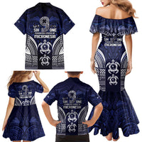 FSM Chuuk States Family Matching Mermaid Dress and Hawaiian Shirt Micronesia Six 9 One Polynesian Tribal Pattern LT9 - Polynesian Pride