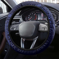 FSM Chuuk States Steering Wheel Cover Micronesia Six 9 One Polynesian Tribal Pattern