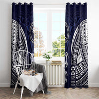 FSM Chuuk States Window Curtain Micronesia Six 9 One Polynesian Tribal Pattern