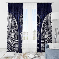 FSM Chuuk States Window Curtain Micronesia Six 9 One Polynesian Tribal Pattern