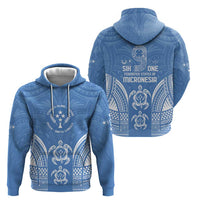 FSM Kosrae States Hoodie Micronesia Six 9 One Polynesian Tribal Pattern