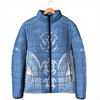 FSM Kosrae States Padded Jacket Micronesia Six 9 One Polynesian Tribal Pattern LT9 - Polynesian Pride