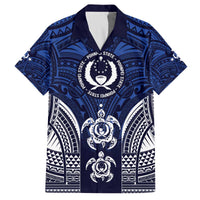 FSM Pohnpei States Family Matching Off The Shoulder Long Sleeve Dress and Hawaiian Shirt Micronesia Six 9 One Polynesian Tribal Pattern