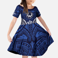 FSM Pohnpei States Family Matching Puletasi and Hawaiian Shirt Micronesia Six 9 One Polynesian Tribal Pattern
