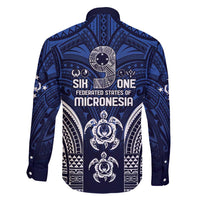 FSM Pohnpei States Family Matching Tank Maxi Dress and Hawaiian Shirt Micronesia Six 9 One Polynesian Tribal Pattern