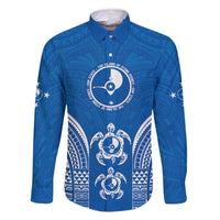 FSM Yap States Family Matching Off Shoulder Maxi Dress and Hawaiian Shirt Micronesia Six 9 One Polynesian Tribal Pattern