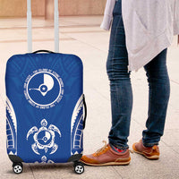 FSM Yap States Luggage Cover Micronesia Six 9 One Polynesian Tribal Pattern