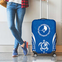 FSM Yap States Luggage Cover Micronesia Six 9 One Polynesian Tribal Pattern