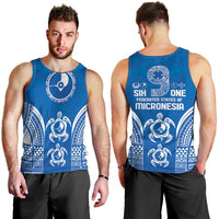 FSM Yap States Men Tank Top Micronesia Six 9 One Polynesian Tribal Pattern LT9 - Polynesian Pride