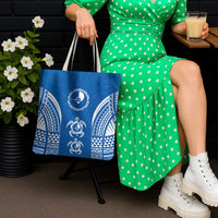 FSM Yap States Tote Bag Micronesia Six 9 One Polynesian Tribal Pattern - Polynesian Pride