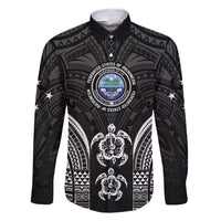 FSM Micronesia Six 9 One Family Matching Short Sleeve Bodycon Dress and Hawaiian Shirt Polynesian Tribal Pattern