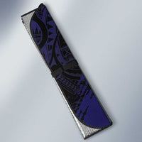 American Samoa Flag Day Since 1900 Auto Sun Shade Samoa Muamua Le Atua Tropical Flowers - Polynesian Pride
