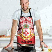 Personalised Kolisi Tonga College Atele Apron Polynesian Ngatu Tribal - Polynesian Pride