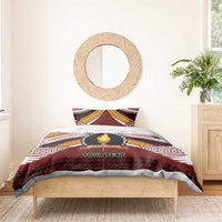 Personalised Tonga Beulah College Bedding Set Polynesian Ngatu Tribal