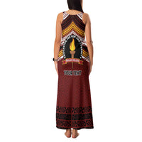 Personalised Tonga Beulah College Family Matching Tank Maxi Dress and Hawaiian Shirt Polynesian Ngatu Tribal LT9 - Polynesian Pride