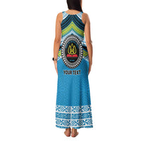 Personalised Tonga Lavengamalie College Family Matching Tank Maxi Dress and Hawaiian Shirt Polynesian Ngatu Tribal LT9 - Polynesian Pride