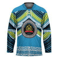 Personalised Tonga Lavengamalie College Hockey Jersey Polynesian Ngatu Tribal - Polynesian Pride