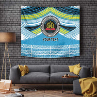Personalised Tonga Lavengamalie College Tapestry Polynesian Ngatu Tribal