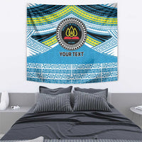 Personalised Tonga Lavengamalie College Tapestry Polynesian Ngatu Tribal