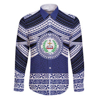 Personalised Tonga Sia'atoutai Theological College Family Matching Puletasi and Hawaiian Shirt Polynesian Ngatu Tribal
