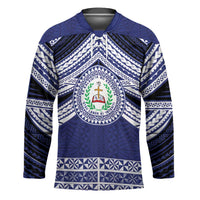 Personalised Tonga Sia'atoutai Theological College Hockey Jersey Polynesian Ngatu Tribal - Polynesian Pride