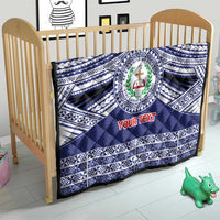 Personalised Tonga Sia'atoutai Theological College Quilt Polynesian Ngatu Tribal