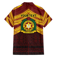 Personalised Tonga Vava'u High School Family Matching Puletasi and Hawaiian Shirt Polynesian Ngatu Tribal LT9 - Polynesian Pride