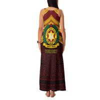 Personalised Tonga Vava'u High School Family Matching Tank Maxi Dress and Hawaiian Shirt Polynesian Ngatu Tribal LT9 - Polynesian Pride