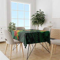 American Samoa Manu'atele Personalized Tablecloth Manua Island Hibiscus Flowers