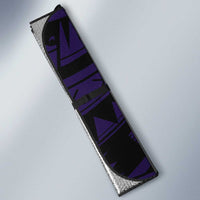 Manua Segaula American Samoa High School Personalized Auto Sun Shade Polynesian Wave Style - Polynesian Pride